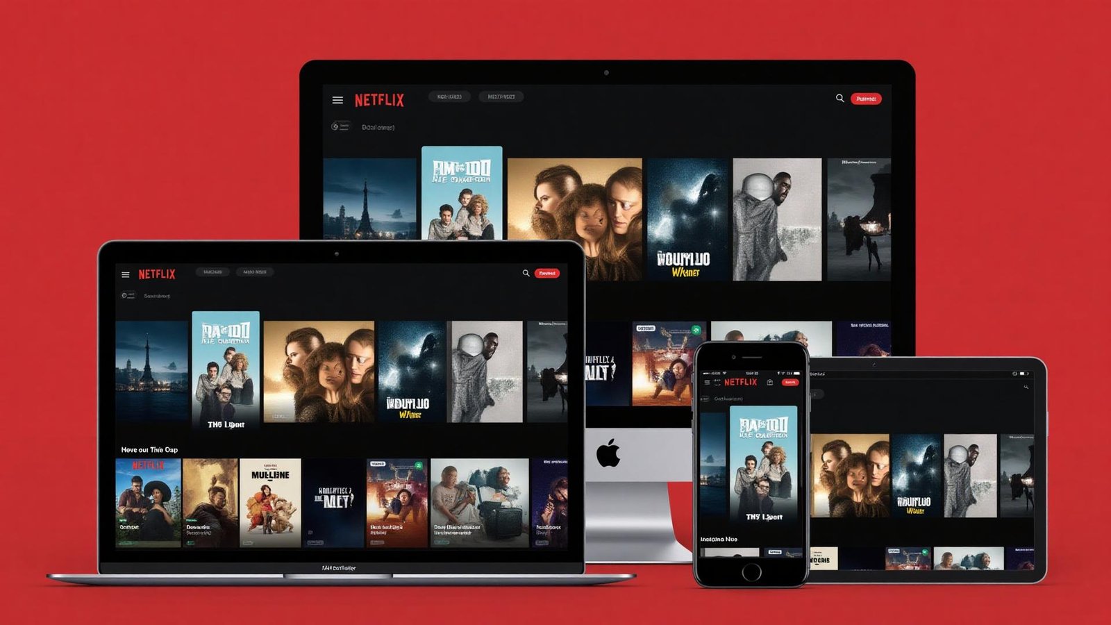 Smart TV, celular, tablet e computador exibindo o Portal Dezpila com filmes, séries, futebol e canais ao vivo